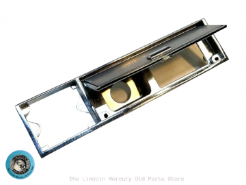 Interior Armrest Bezel Top Brushed Chrome RH- NOS